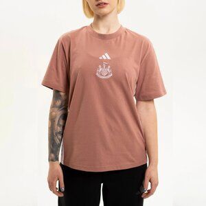 NWT Adidas Newcastle United 3-Stripe Warm Clay T-Shirt Women's XS